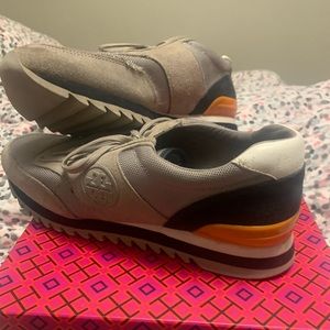 Gray Tory Burch sneaker